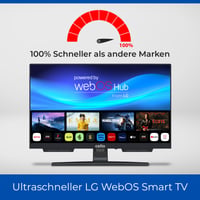 Cello C2224WSH 22-palcový Smart TV s bezrámovým dizajnom, systémom LG WebOS a Bluetooth reproduktorom, vhodný do kuchyne, spálne alebo malých miestností 4
