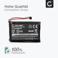 Náhradná batéria CELLONIC pre navigáciu Garmin Zumo 390LM / 350 / 340LM – 1800 mAh, 3,7 V 4