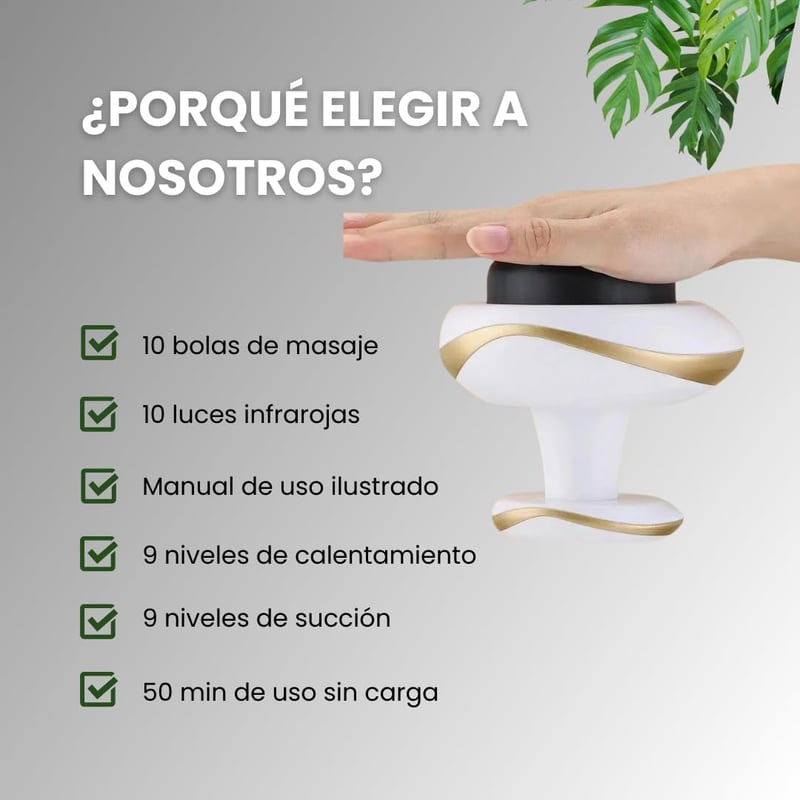 CELLUCARE Anti-Cellulite Masszázsgép Vákuumterápia Narancsbőr Kezeléshez