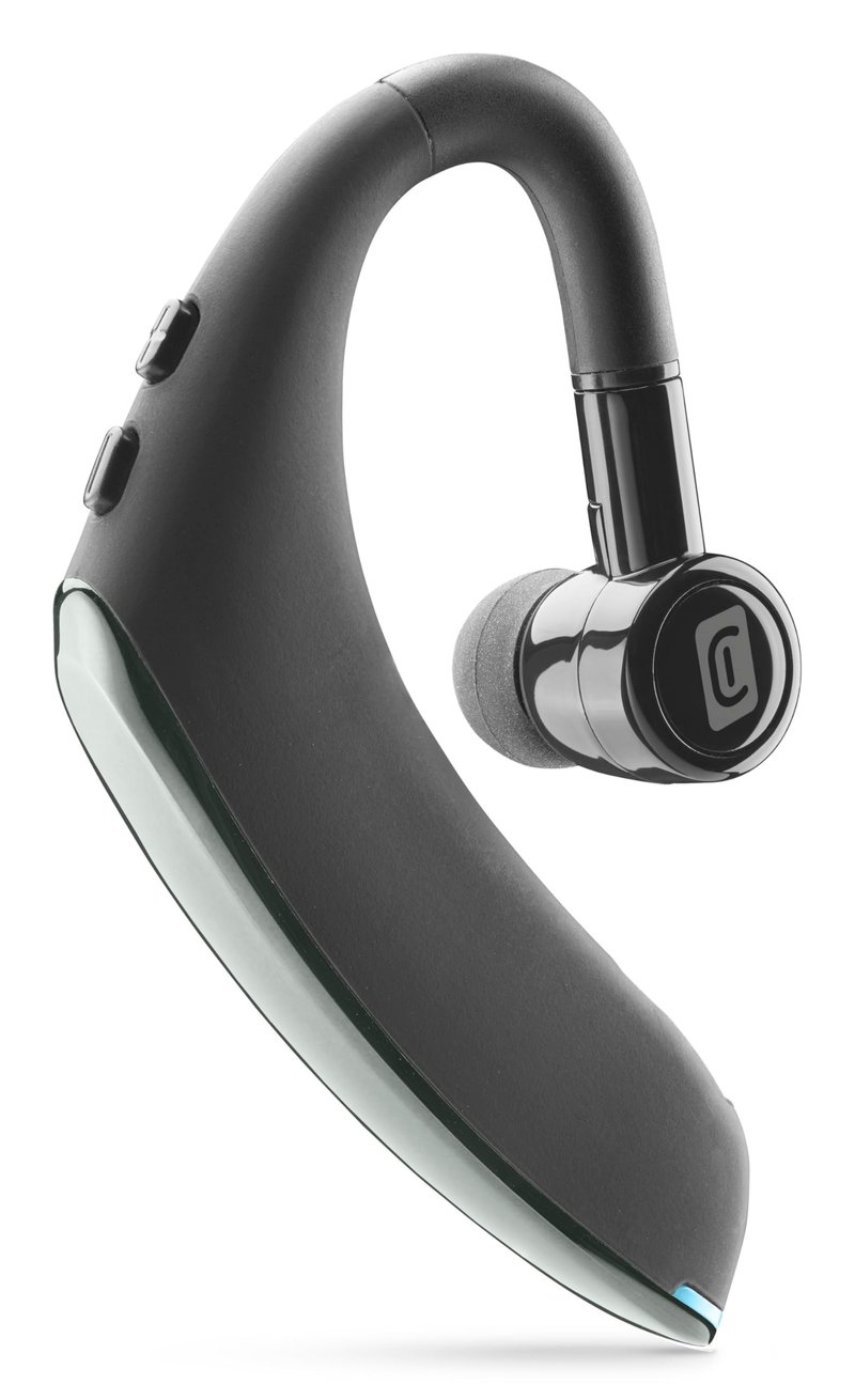 Cască Bluetooth Cellularline Bold Mono – 23 de ore de autonomie, încărcare în 40 de minute, microfon încorporat, buton multifuncțional, negru