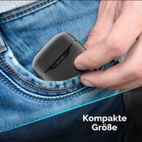 Căști Bluetooth True Wireless cellularline CORE cu carcasă de încărcare, afișaj LED, 16 ore de redare, control tactil, negru 4