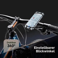 cellularline kerékpártartó okostelefonhoz passzív, fekete szilikon, 10,2 cm rögzítő, mobiltelefon és smartphone tartó 4