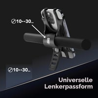 cellularline kerékpártartó okostelefonhoz passzív, fekete szilikon, 10,2 cm rögzítő, mobiltelefon és smartphone tartó 2