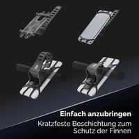 cellularline kerékpártartó okostelefonhoz passzív, fekete szilikon, 10,2 cm rögzítő, mobiltelefon és smartphone tartó 5
