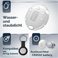 Cellularline Tracy Tag rózsaszín Android okosnyomkövető Google Find My Device alkalmazással, AirTag kiegészítőkkel kompatibilis, cserélhető elemmel 6