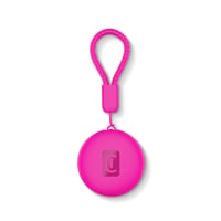 Cellularline Tracy Tag rózsaszín Android okosnyomkövető Google Find My Device alkalmazással, AirTag kiegészítőkkel kompatibilis, cserélhető elemmel 1
