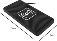CENPEK 15W Autós Vezeték Nélküli Töltő, Nem Csúszó Töltőpad 40W Adapterrel 7