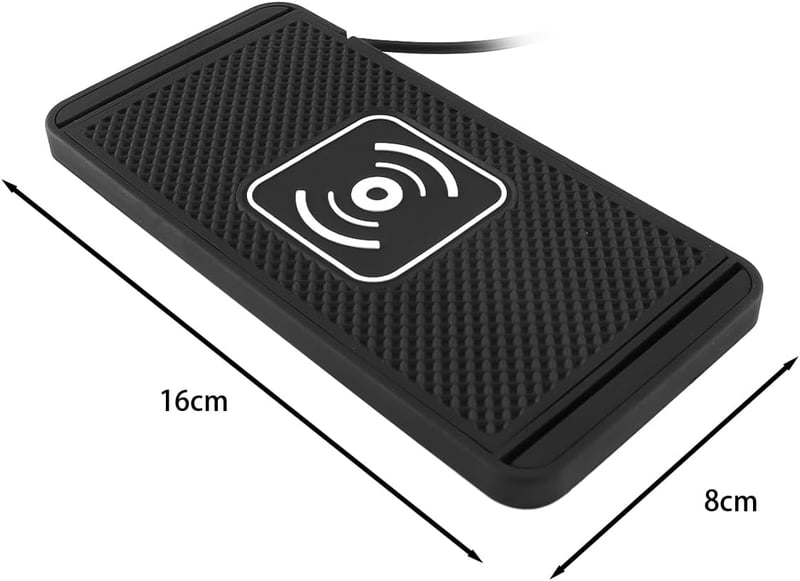 CENPEK 15W Autós Vezeték Nélküli Töltő, Nem Csúszó Töltőpad 40W Adapterrel