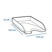 Sada kancelárskych priehradiek na dokumenty CEP Energy Gloss – 5 ks farebných zakladačov na dokumenty formátu A4 a 24x32 cm, stolový organizér na papier 4