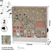 Cepewa Xmas Soundbox mozgásérzékelős karácsonyi hangdoboz szett 2 db 2