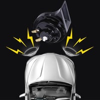 Cerioll 12V Vonatkürt Autó Motorkerékpár Kürt Univerzális Hangos Csiga Kürt 5