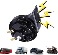 Cerioll 12V Vonatkürt Autó Motorkerékpár Kürt Univerzális Hangos Csiga Kürt 4