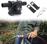 Cerioll Mini Elektromos Pumpa Fúrógéphez - Víz Olaj Dízel Folyadék Átpumpáláshoz 25L/perc Fekete 5