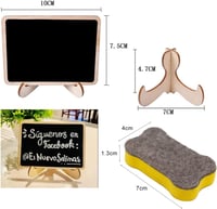 Cerioll Mini Tábla Szett Krétatábla Kis Iskolatábla Üzenettábla Karácsony 2