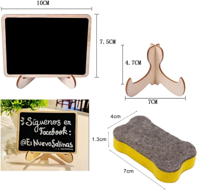 Cerioll Mini Tábla Szett Krétatábla Kis Iskolatábla Üzenettábla Karácsony