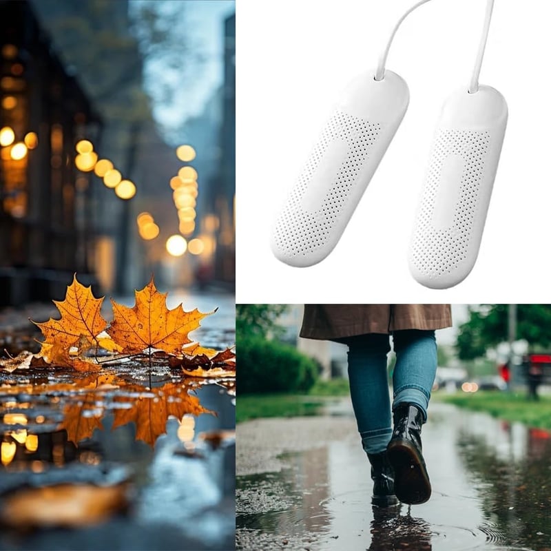 Cerioll USB elektromos cipőszárító UV fénnyel antibakteriális cipőmelegítő betét, kesztyű zokni síbakancs