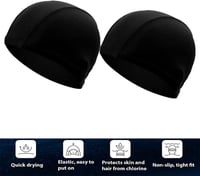 Cerioll Úszósapka Spandex Rugalmas Uniszex 2db Kényelmes Nylon 4