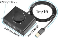 CERRXIAN R USB hangkártya hangerő szabályozással PC laptop Mac kompatibilis 7