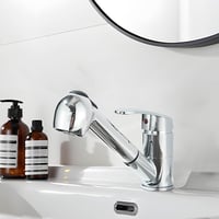 Cesinkin Kihúzható Krómozott Konyhai Csaptelep 360° Forgatható 2 Spray Mód 7