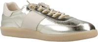 CETTI LUXSPORTIVESHOES női fűzős bőr sneaker C1385 36 EU platina színű pezsgő tónussal 5