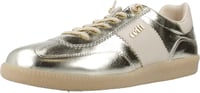 CETTI LUXSPORTIVESHOES női fűzős bőr sneaker C1385 36 EU platina színű pezsgő tónussal 1