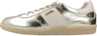 CETTI LUXSPORTIVESHOES női fűzős bőr sneaker C1385 36 EU platina színű pezsgő tónussal 2