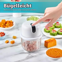 Elektrický kuchynský sekáčik CEWROM 350 ml, bezdrôtový mini sekáčik na cibuľu s USB nabíjaním, na ovocie, orechy, mäso a cesnak 5
