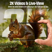 CEYOMUR 4K Solárna fotopasca, WiFi Bluetooth 46MP, nočné videnie, pohybový senzor, 120° uhol záberu, IP66 vodotesná, vrátane 32GB SD karty 2