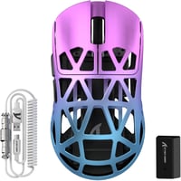 ATTACK SHARK R2PRO 45g Szuperkönnyű Magnézium Gamer Egér, PixArt PAW3950 Szenzor, 42000 DPI, 8000Hz Vezeték Nélküli, 3 Csatlakozási Mód, Lil 1