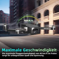 Toladrone 4K Kamerás Drón - Kefementes Motor, 5G WiFi, 40 km/h Sebesség, 30 Perc Repülési Idő, Felnőtteknek és Kezdőknek, Fekete 3
