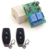 DieseRC 433MHz-es vezeték nélküli távirányító kapcsoló, 12-30V, 2 adóval - motorokhoz, lámpákhoz 1