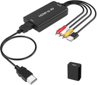 AMANKA HDMI-RCA AV Átalakító Kábellel - 1080P Videó-Audió Konverter TV/DVD/PS2/PS3/Wii Készülékekhez, PAL/NTSC Támogatással 1