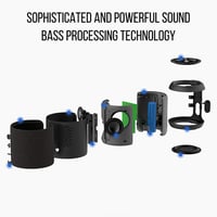 SENXINGYAN Bluetooth Hangszóró 20W - IPX6 Vízálló, 360° Sztereó Hangzás, 16 Órás Üzemidő, Kihangosítás, FM/AUX/USB/TF, Hordozható 4