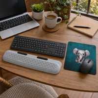 Ergonomický set k PC: 1× bezdrôtová klávesnica a myš + 1× podložka + 1× L opierka zápästia 1
