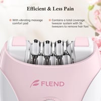 Braun 36 csipeszes LED-es epilátor arcra és testre, vezeték nélküli 6