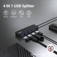 Qhou 4 Portos USB 3.0 Hub - Gyors Adatátvitel, USB-C Csatlakozás 7