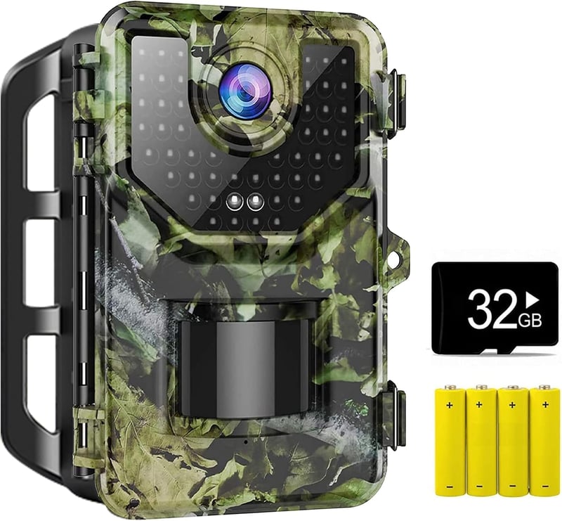 Vikeri 20MP vadkamera, éjjellátó, mozgásérzékelő, 32GB kártya, IP66