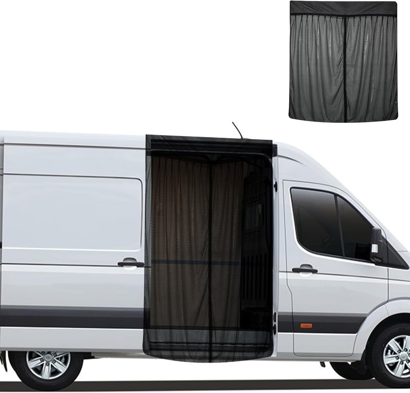 JinsenTGG Ford Transit Custom szúnyoghálócsalád ajtóra mágneses szúnyoghálóval