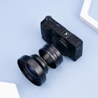 RICOH GR III JJC GA-1 Objektív Adapter Széles Látószögű Konverterhez, 49mm Szűrő Kompatibilis 3