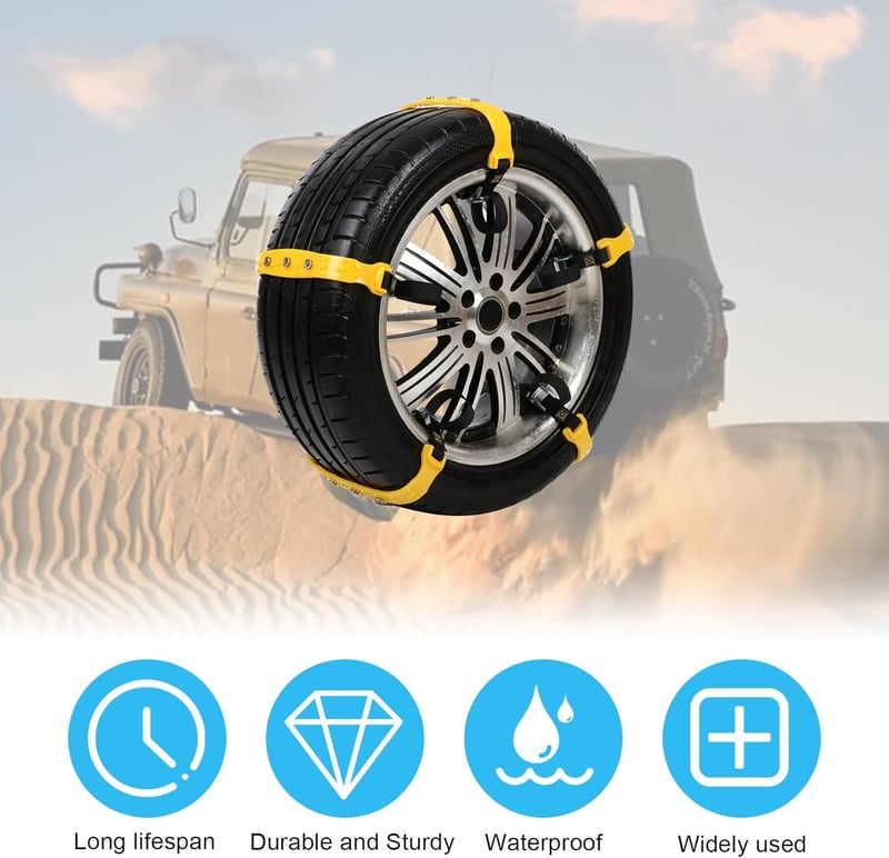 Univerzális autó hólánc szett 10 db - 165-275mm gumikhoz, táskával