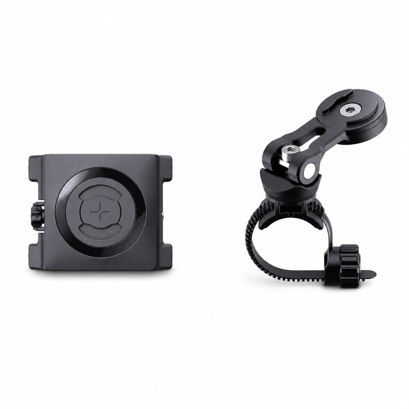 Suport telefon pentru bicicletă SP Connect Bike Bundle Universal Clamp SPC+, negru — incomplet, doar clema (stare: vezi a 2-a imagine)