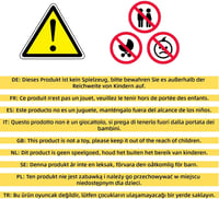 Roscid rozsdamentes acél bidé zuhanyfej szett 3M csővel és 3 adapterrel mosdóhoz 10