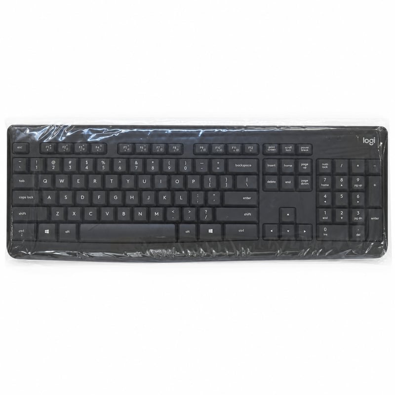 Logitech MK295 Silent Vezeték nélküli Billentyűzet, SilentTouch, QWERTZ, Fekete — Csak billentyűzet, egér és USB vevő nélkül — 1 db