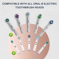Oral-B kompatibilis átlátszó fogkefefejvédő, 10 db-os szett 6