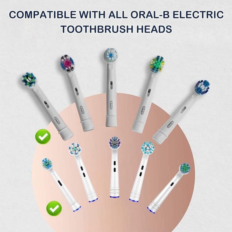 Oral-B kompatibilis átlátszó fogkefefejvédő, 10 db-os szett