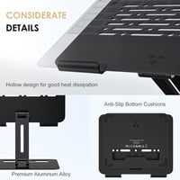 Minthouz állítható, összecsukható laptoptartó 10-17" MacBook, Dell, Lenovo, HP gépekhez 4