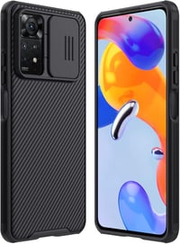 Xiaomi Redmi Note 11 Pro kameravédős, kémkedésgátló tok - Fekete 1