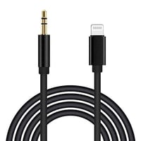 esbeecables MFi Tanúsított Lightning - 3.5 mm AUX Kábel iPhone 14/13/12/11/XS/XR/X/8/7/6 Készülékekhez - Autó, Otthoni Hifi Rendszer Csatlak 2