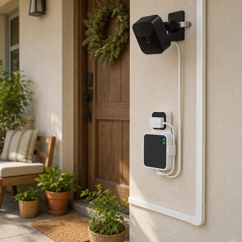 Set za Blink kamere: Sync modul nosač + 4m kanalica + 360° konzola