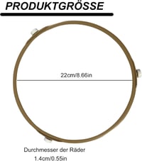 Cfcyhla Univerzális Mikrohullámú Sütő Forgótányér 22 cm 2